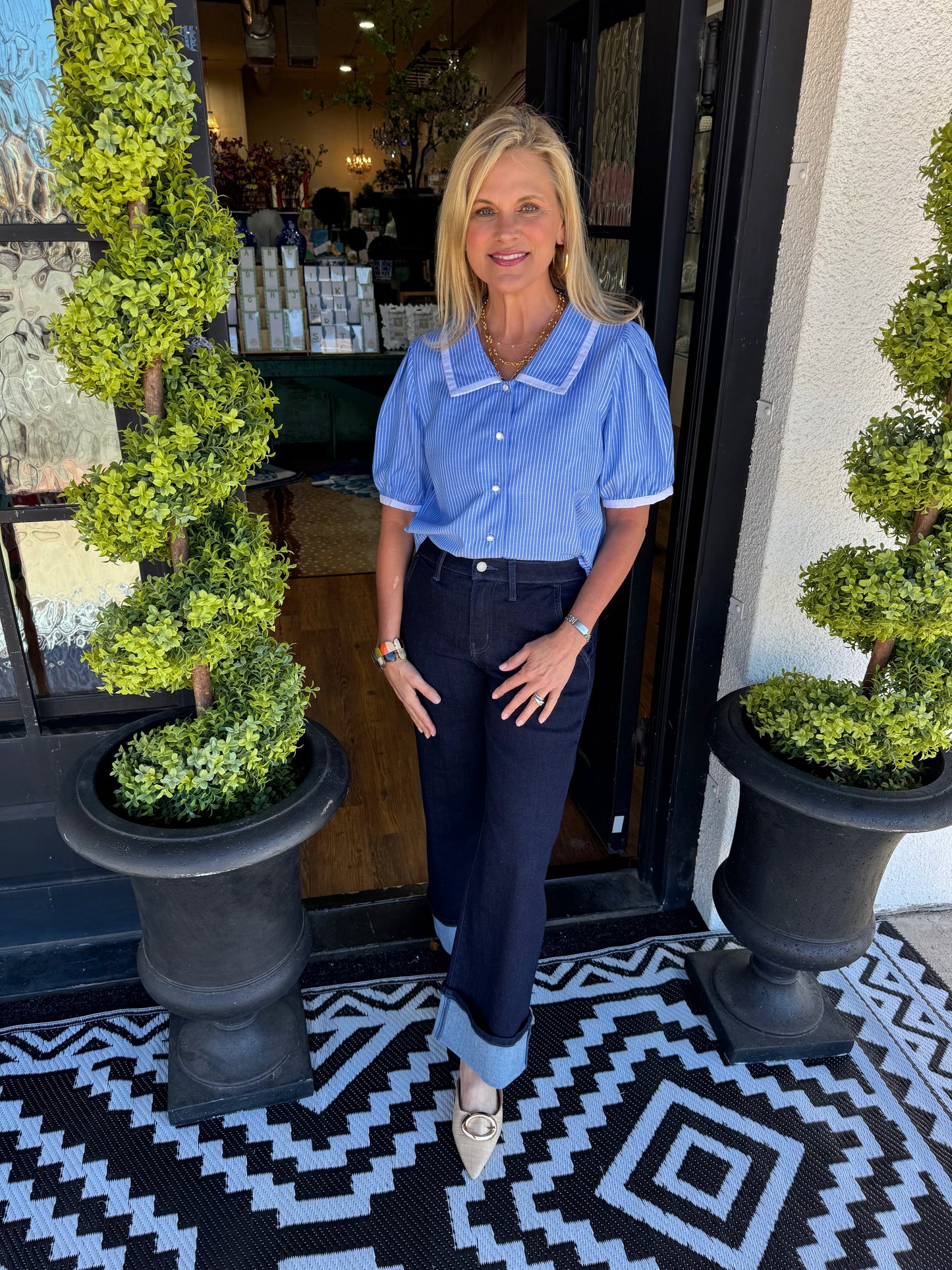 Hollis Top - Blue