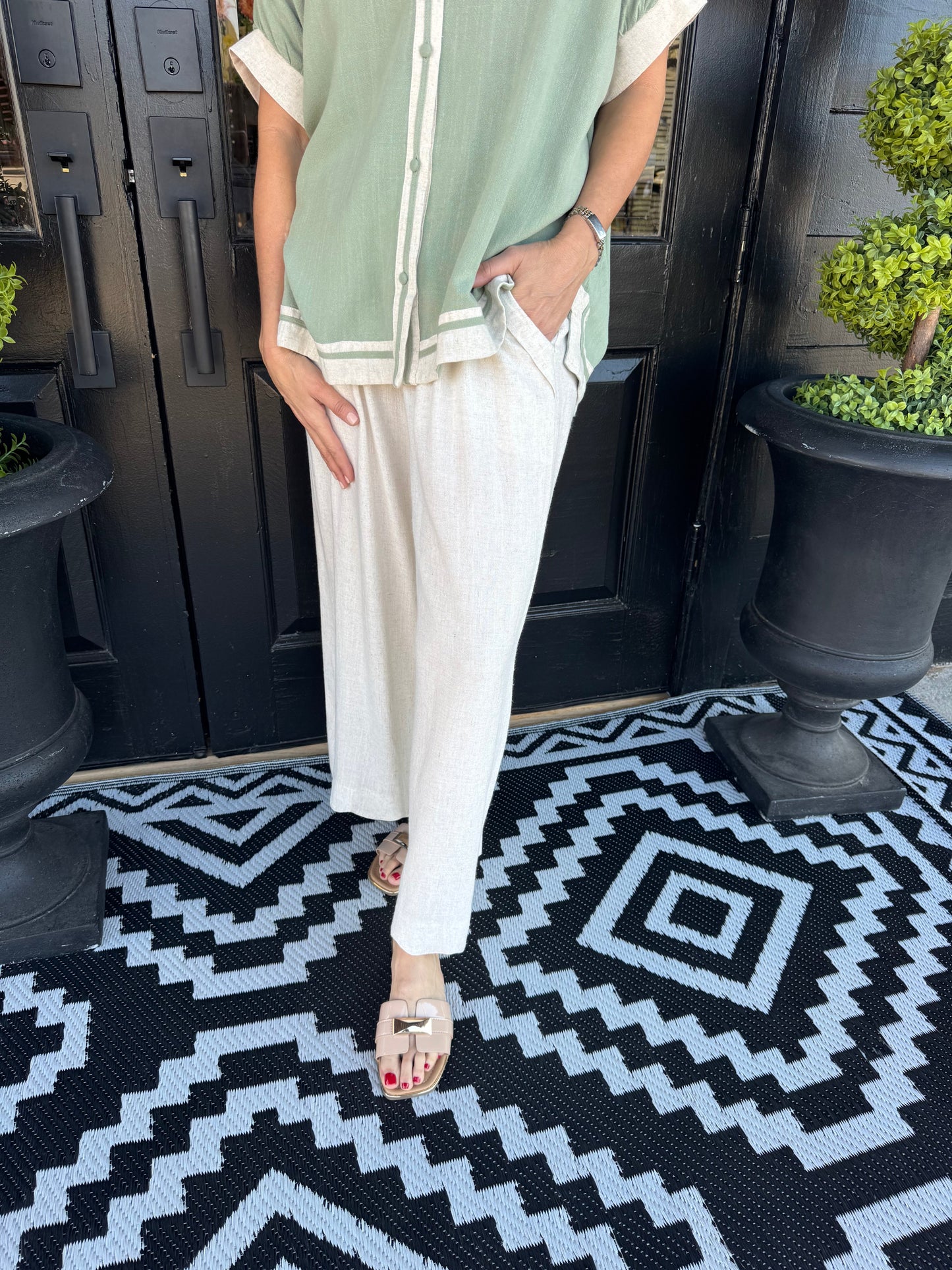 Cyrena Pant - Oatmeal