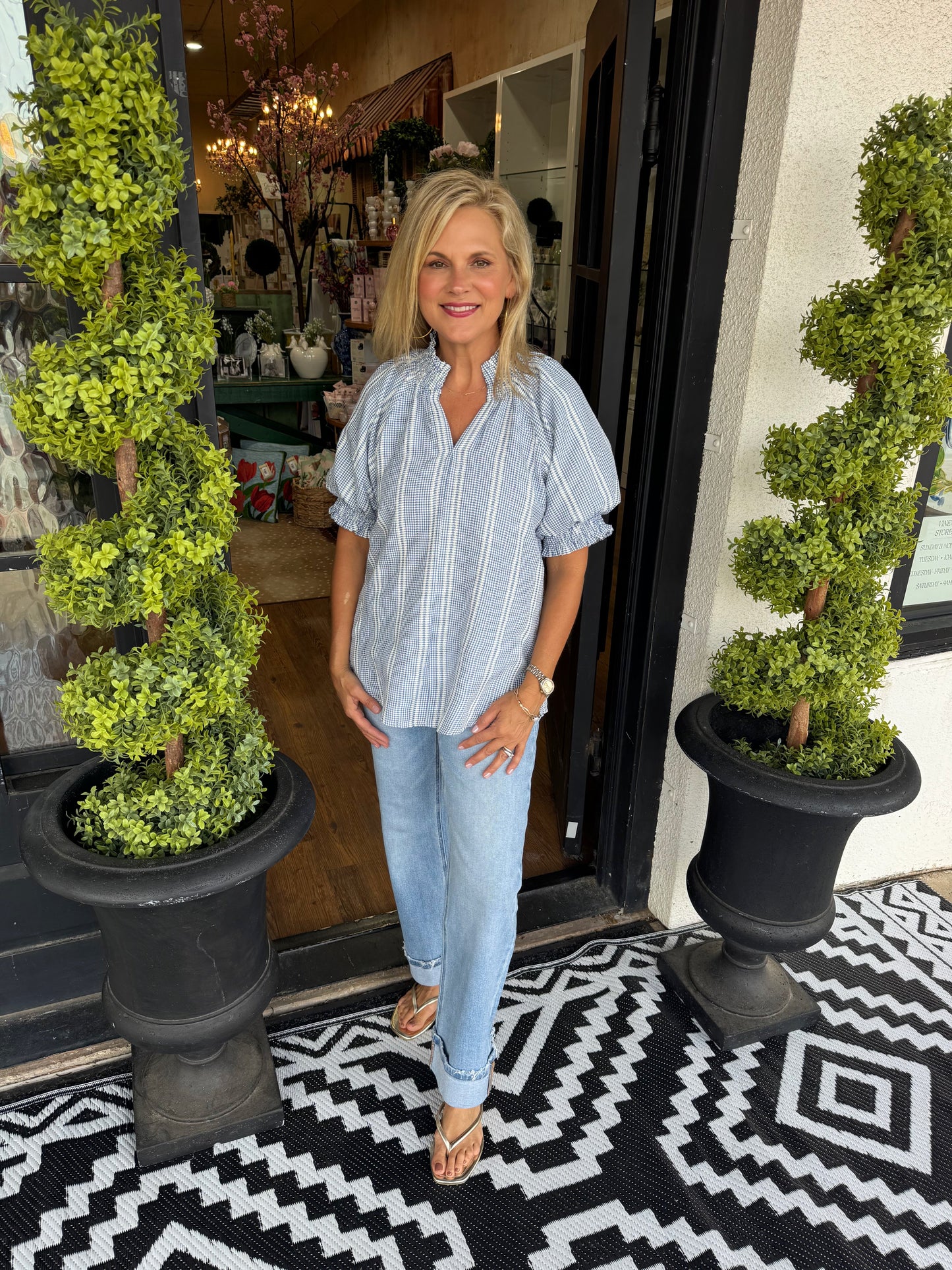 Hadley Top - Blue