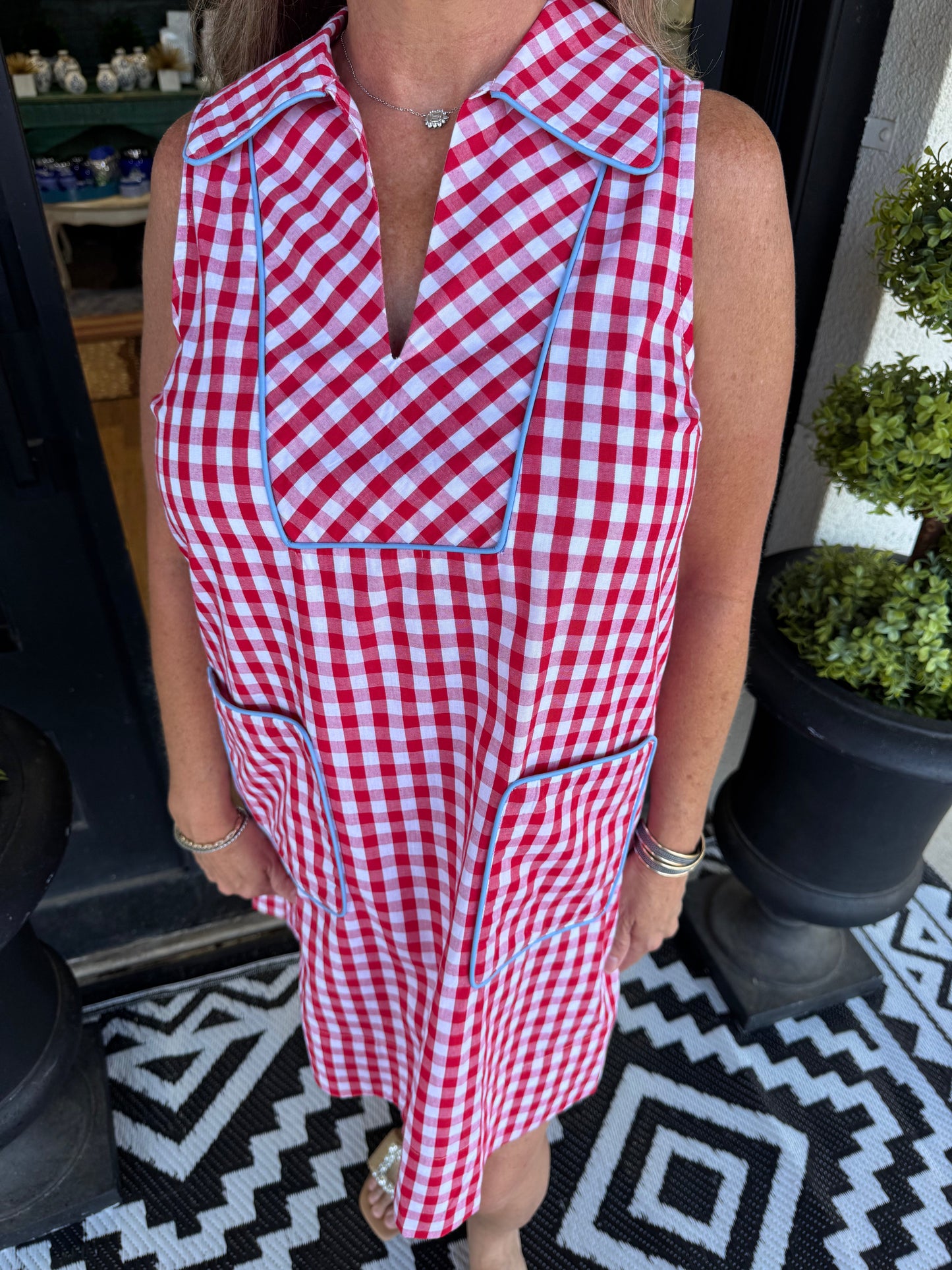 Janet Dress - Red