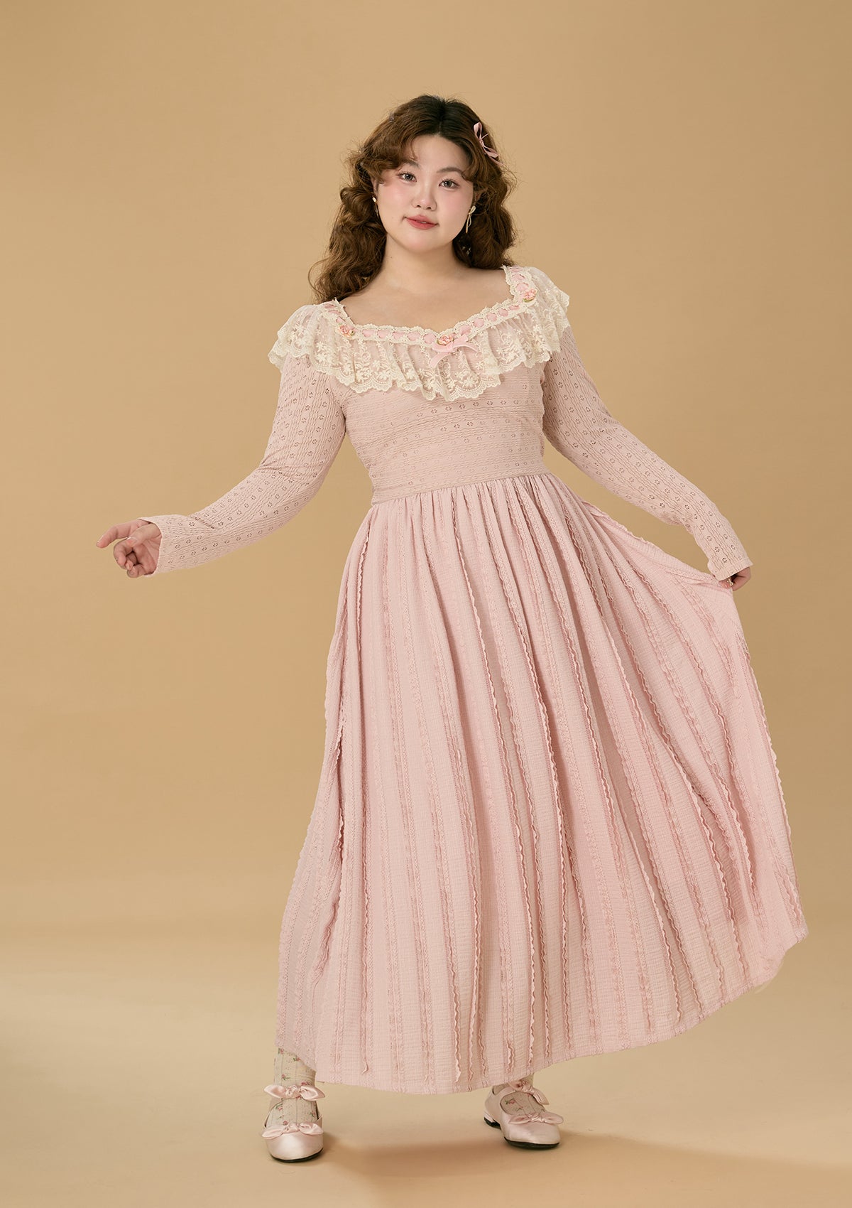 (US Exclusive)Curve & Plus Tuileries Forest Dress