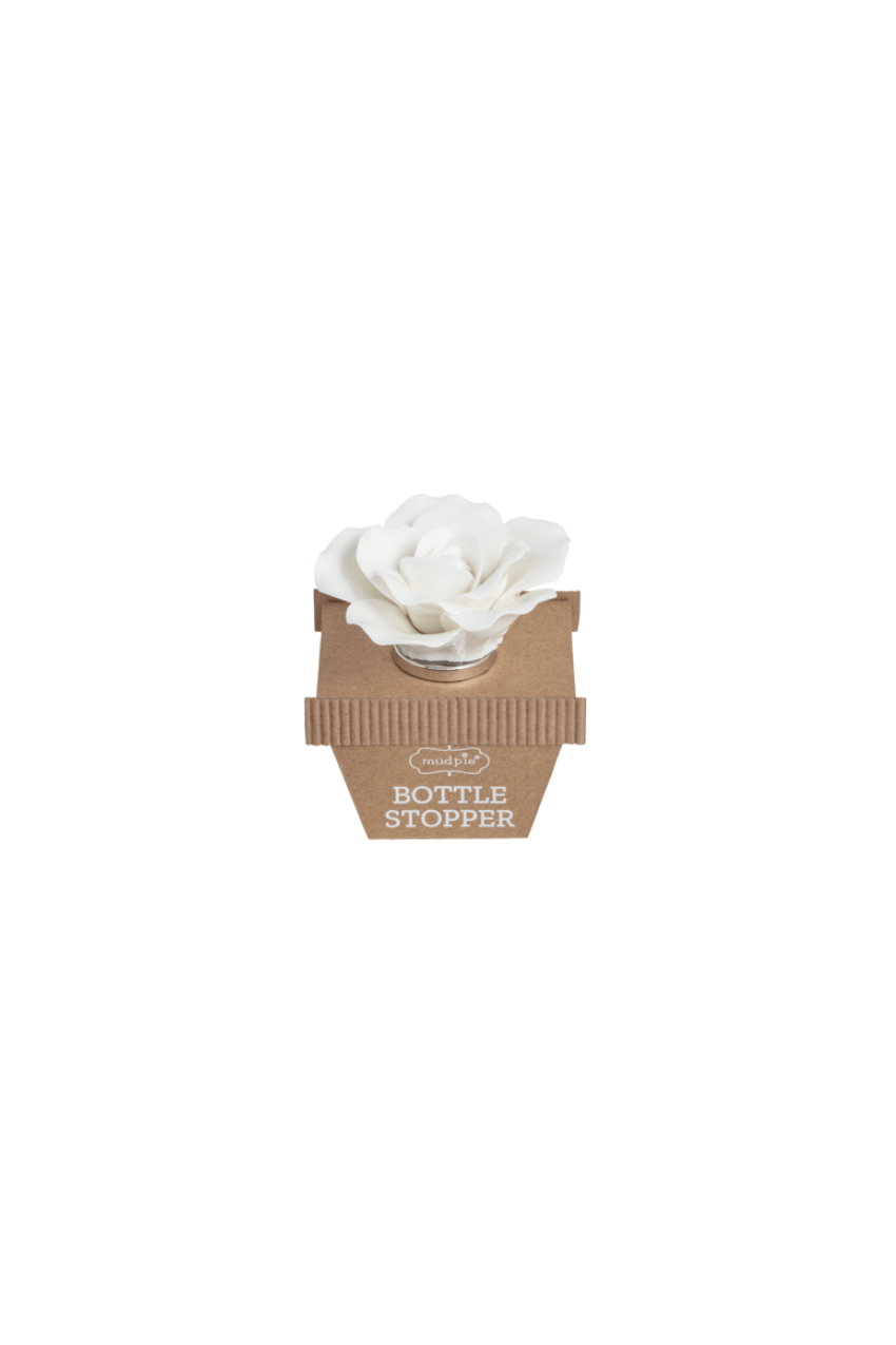 White Flower Bottle Sealer