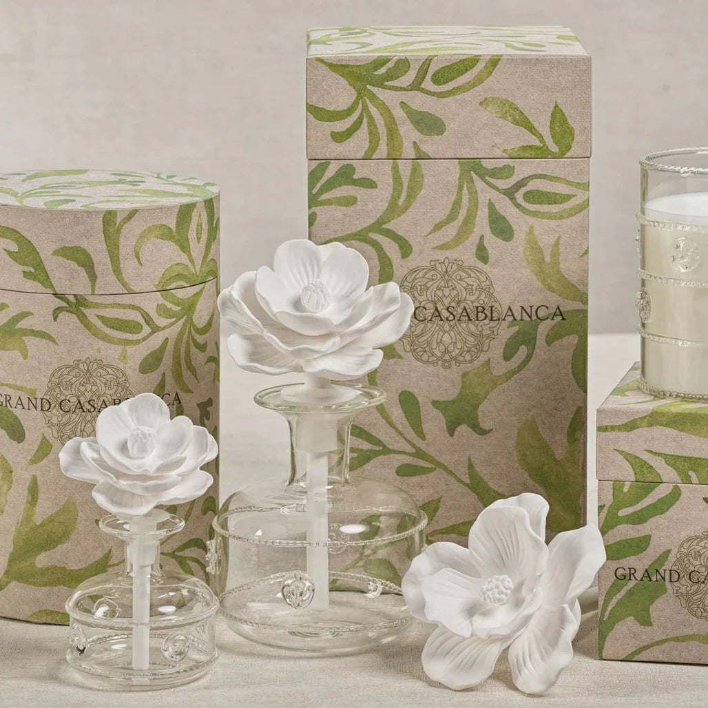 Zodax Grand Casablanca Wild Tuberose Porcelain Diffuser