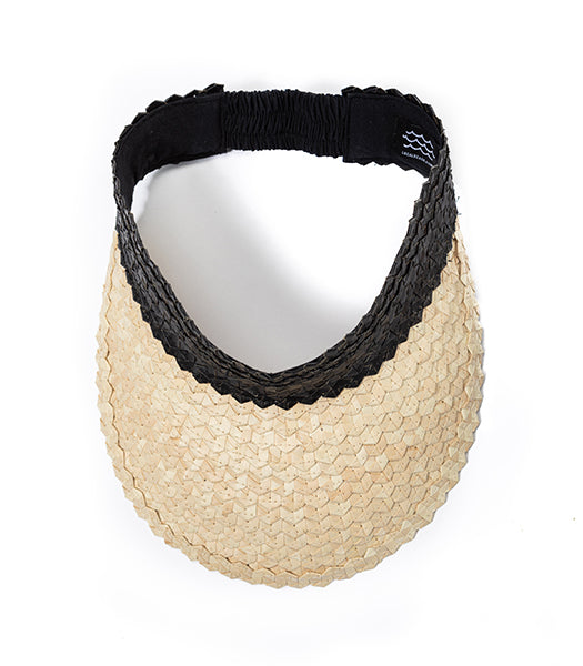 Two Tone Playa Straw Visor