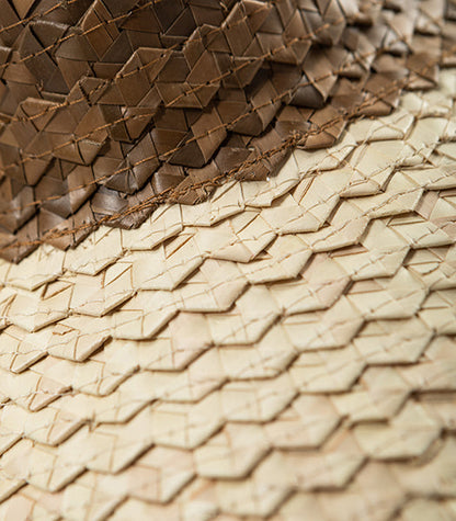 Two Tone Playa Straw Visor