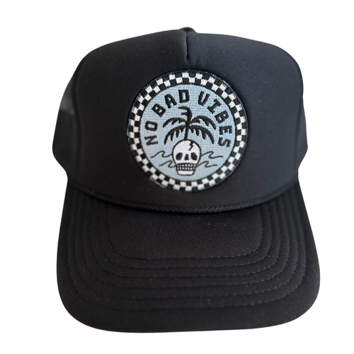 No Bad Vibes Patch Trucker Hat