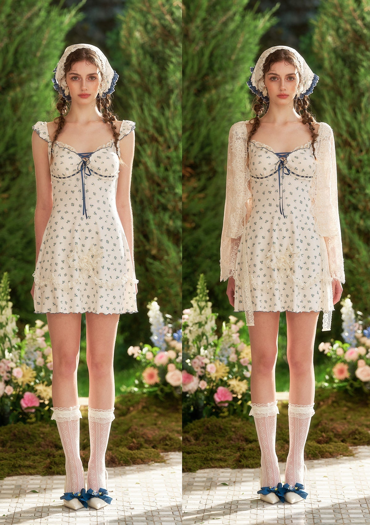 Blue Afternoon Dress