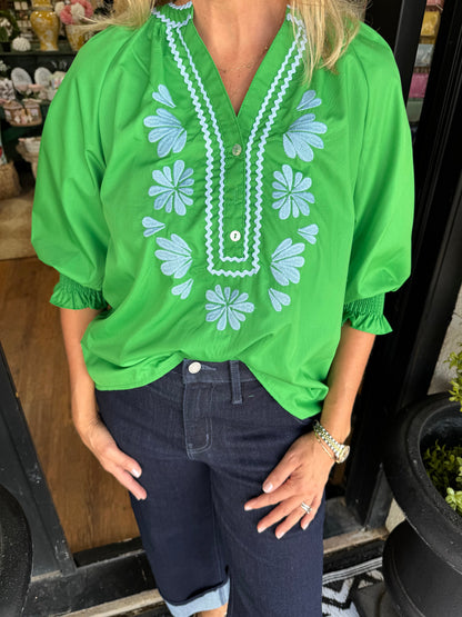 Elliana Top - Green