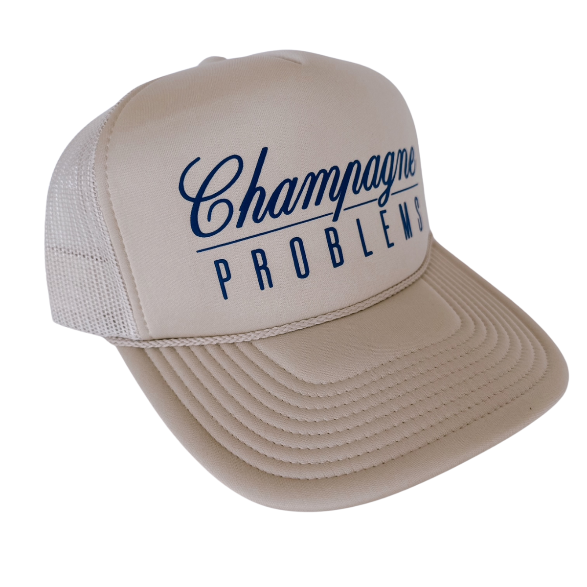 Champagne Problems Trucker Hat
