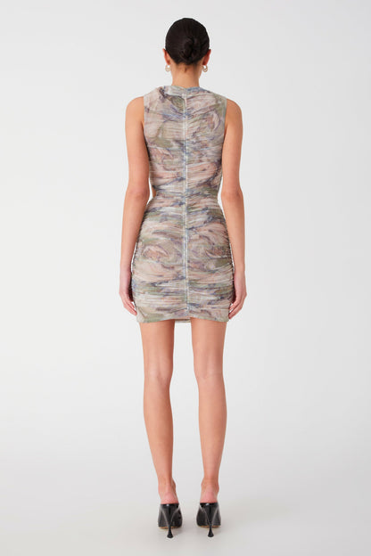 Misha Itzel Mini Dress - Dream Print