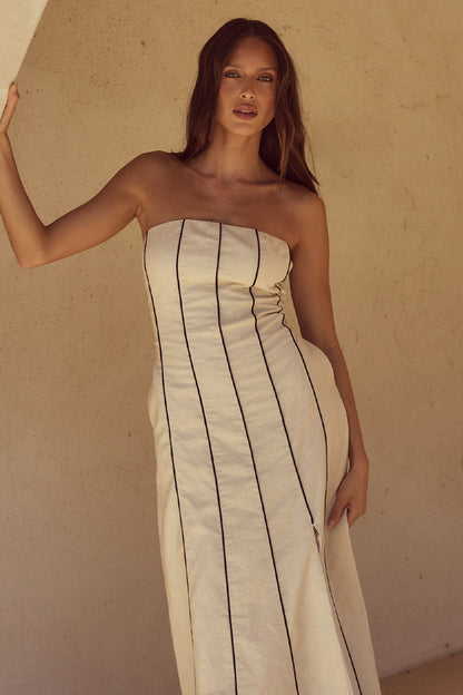 Ravella Maxi Dress - Cream