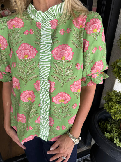 Adeline Top - Matcha