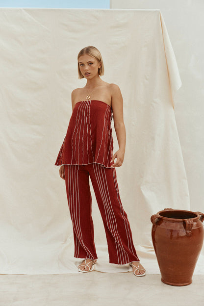 Emilia Top - Merlot