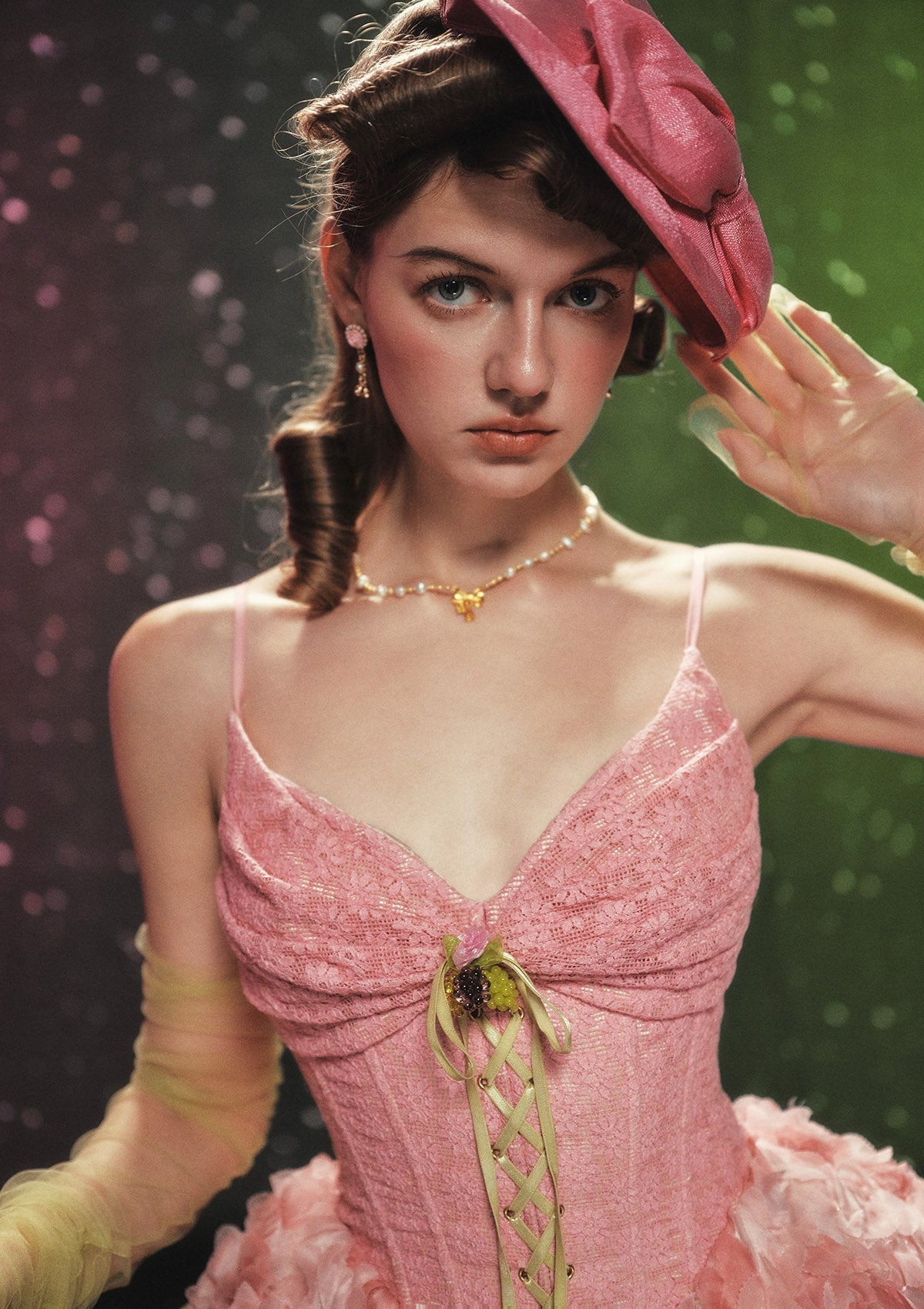 （US Exclusive）Grape Grinda Corset Dress (Short)