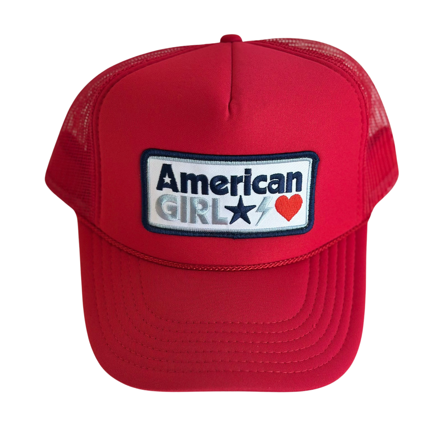American Girl Patch Trucker Hat