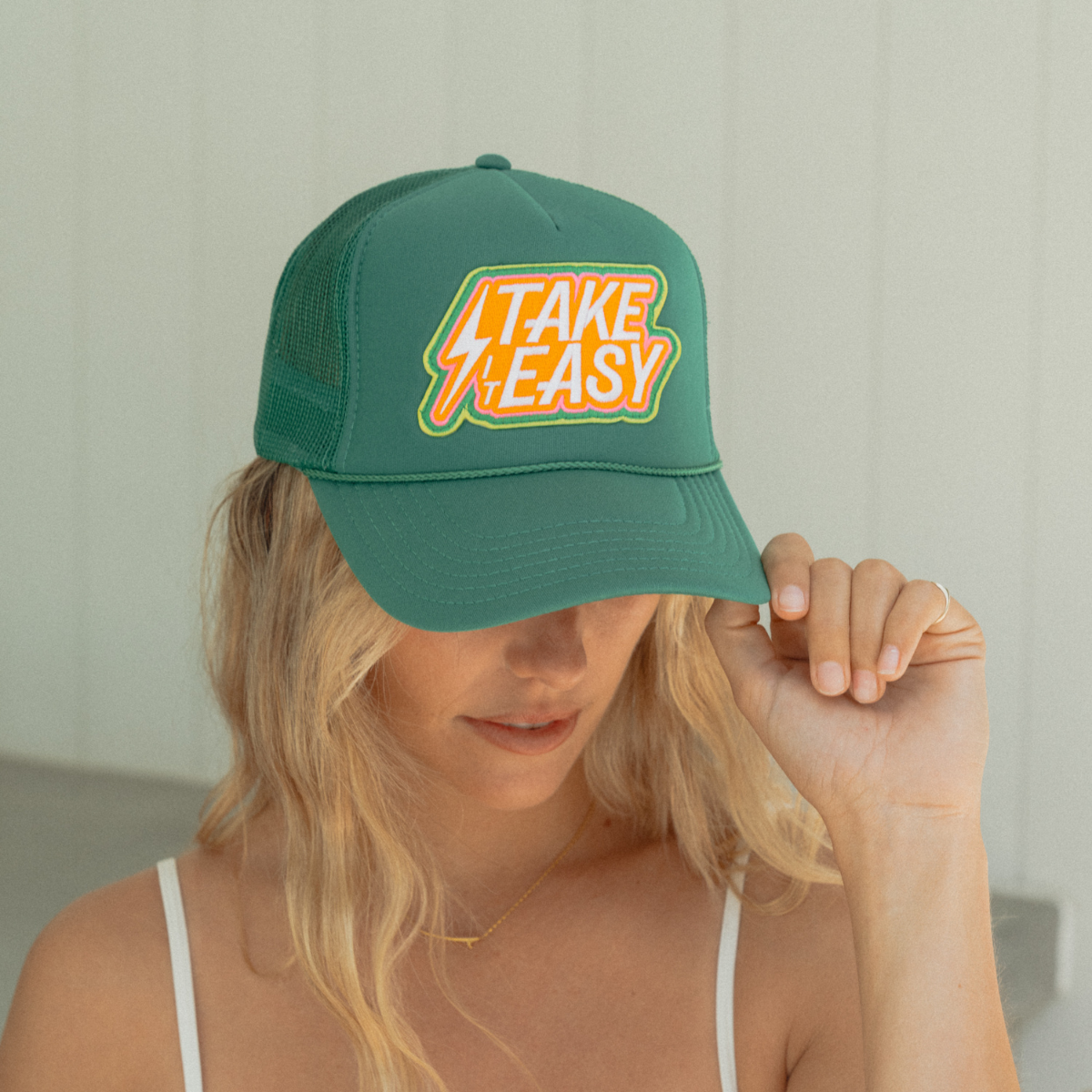 Take it Easy Patch Trucker Hat