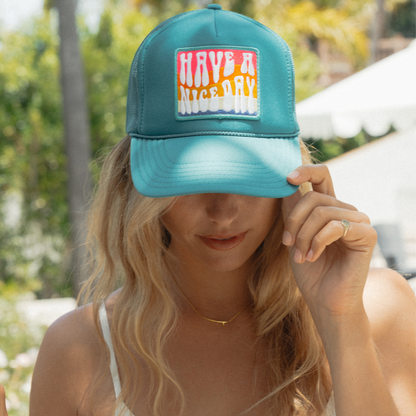 Have A Nice Day Patch Trucker Hat