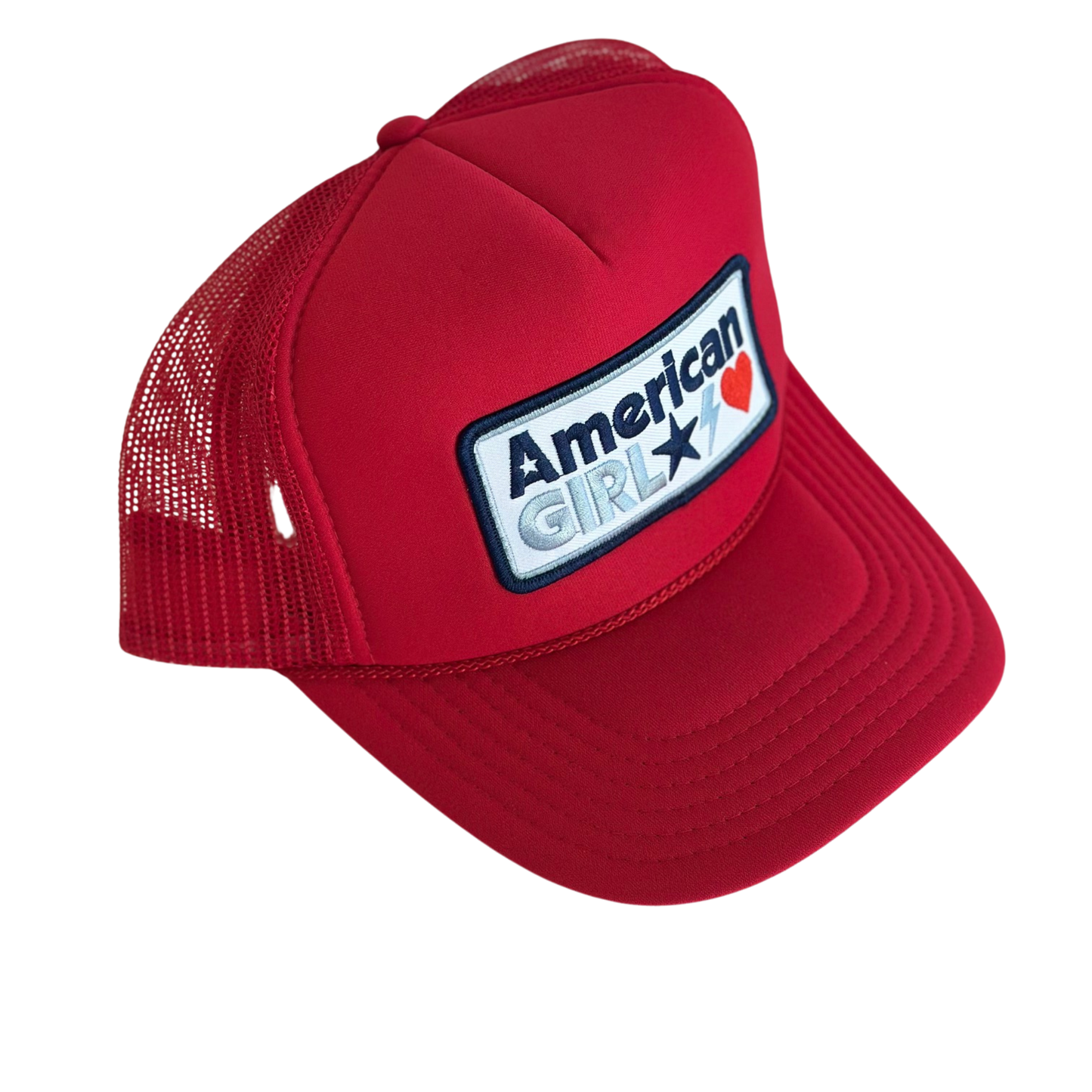 American Girl Patch Trucker Hat