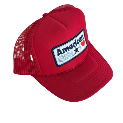 American Girl Patch Trucker Hat
