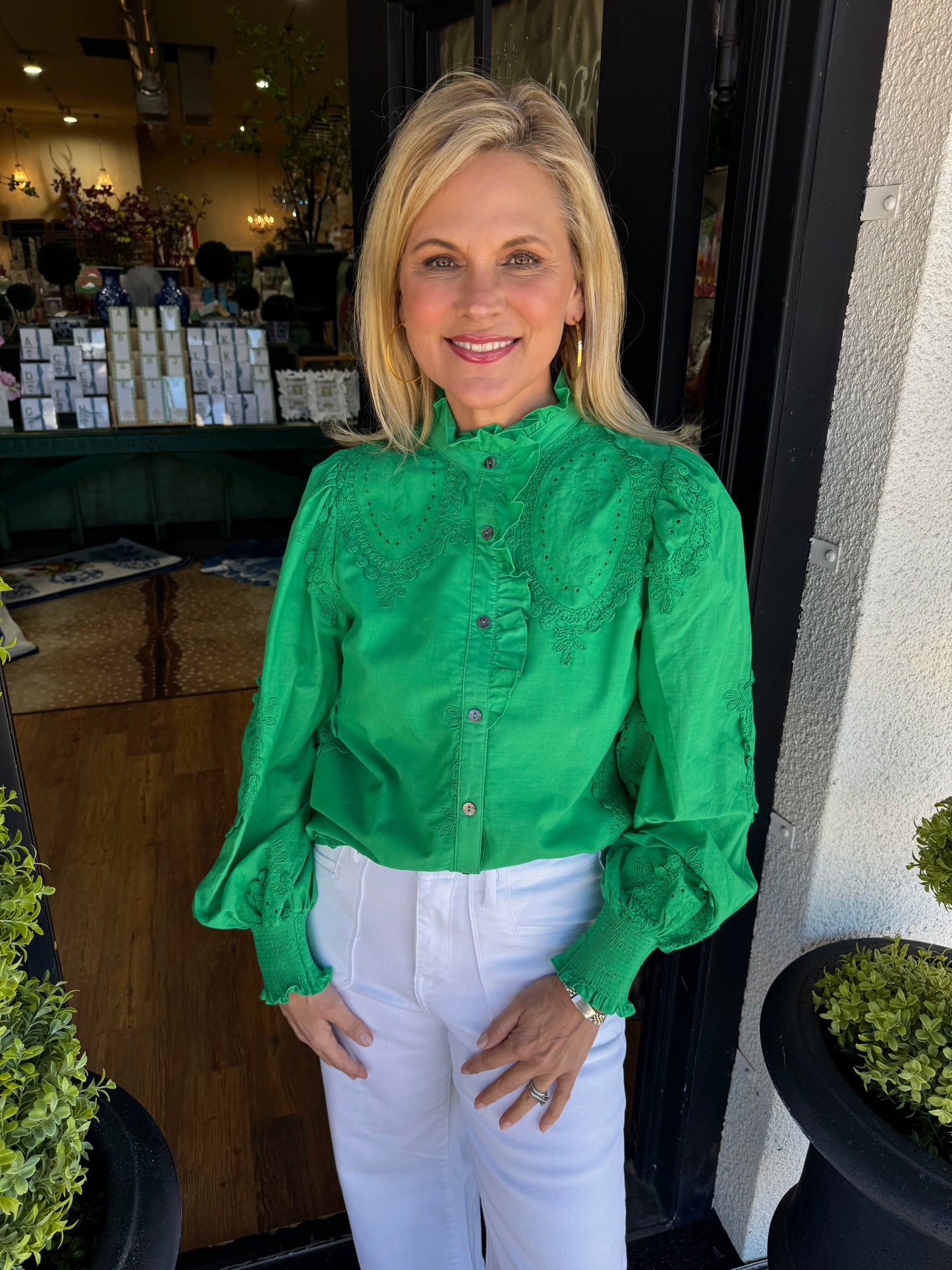 Elliot Top - Green