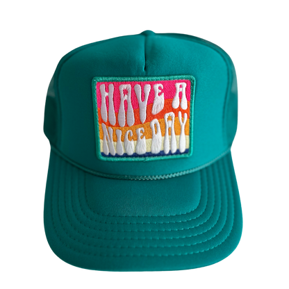 Have A Nice Day Patch Trucker Hat
