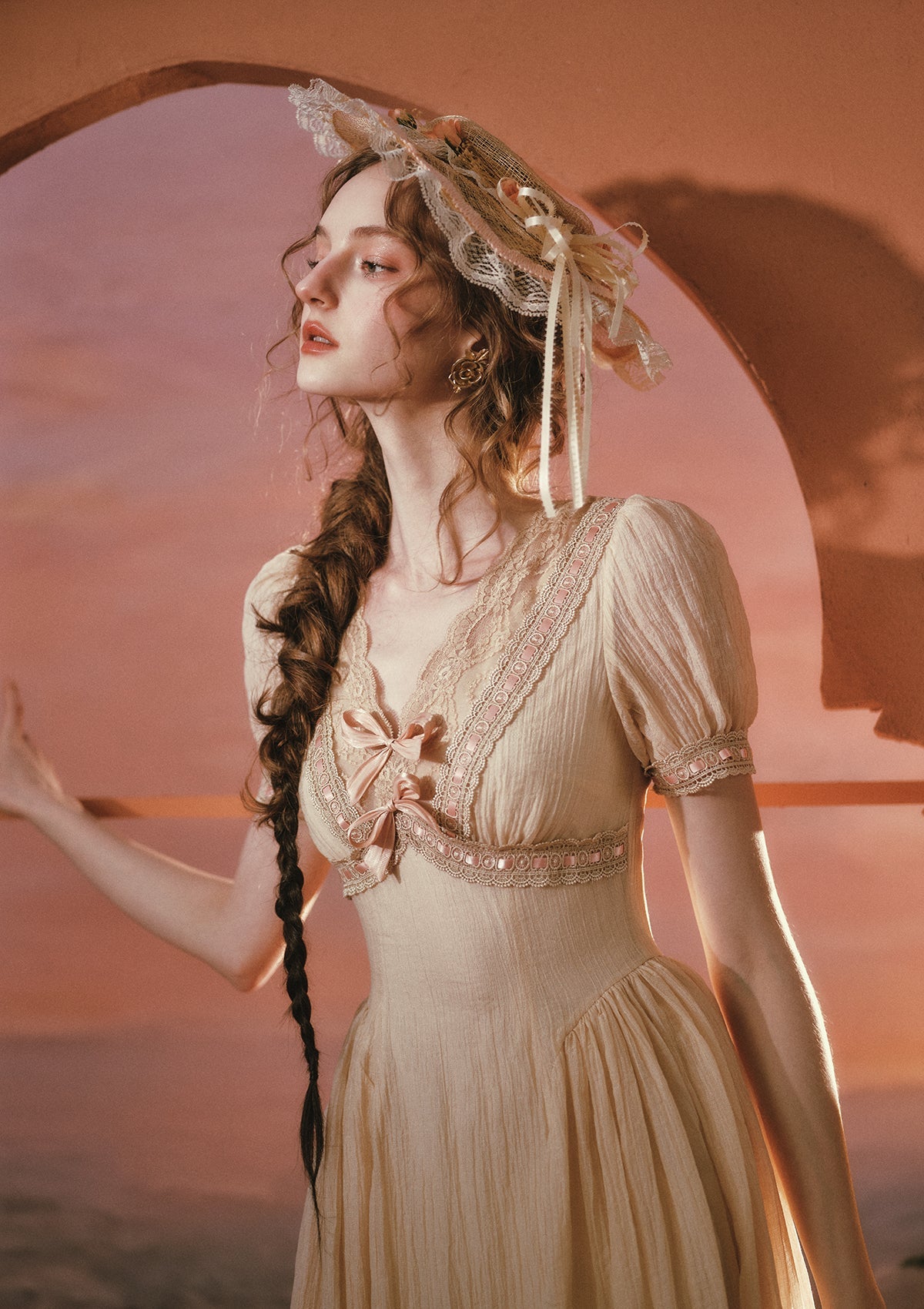 Sunset Rose Dress