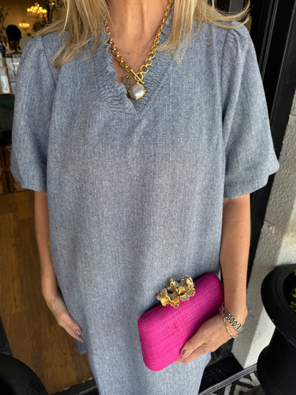 Tracy Dress - Denim Blue