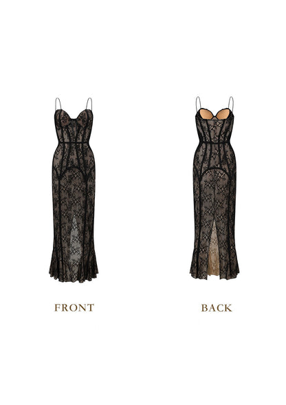 Black Moon Shade Corset Dress