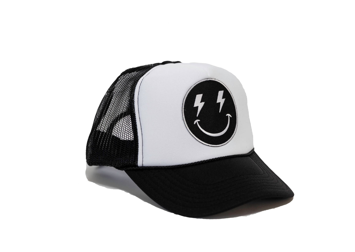 Bolt Smiley Patch Trucker Hat