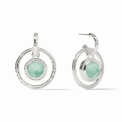 Astor 6-in-1 Charm Earring - Iridescent Aquamarine Blue