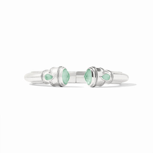 Cannes Demi Cuff - Iridescent Aquamarine Blue