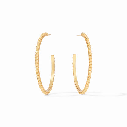 Colette Bead Hoop - Gold