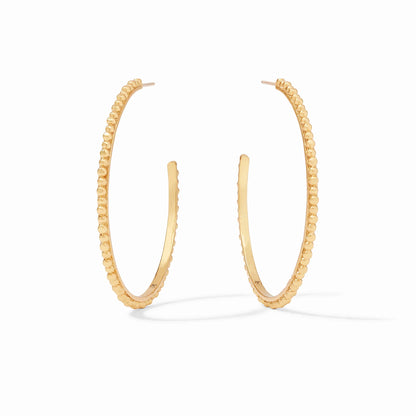 Colette Bead Hoop - Gold