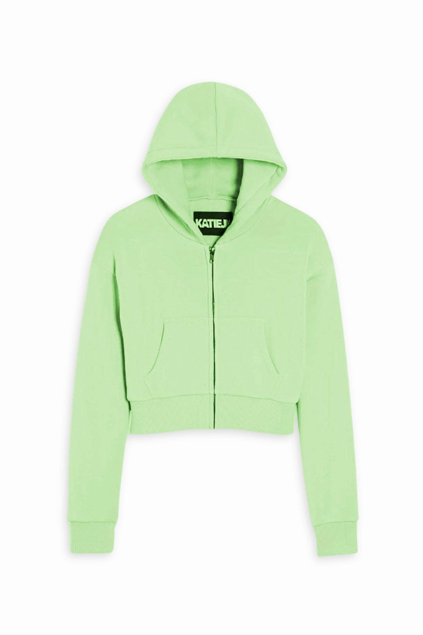 JUNIOR DYLAN ZIP CROP HOODIE - FINAL SALE