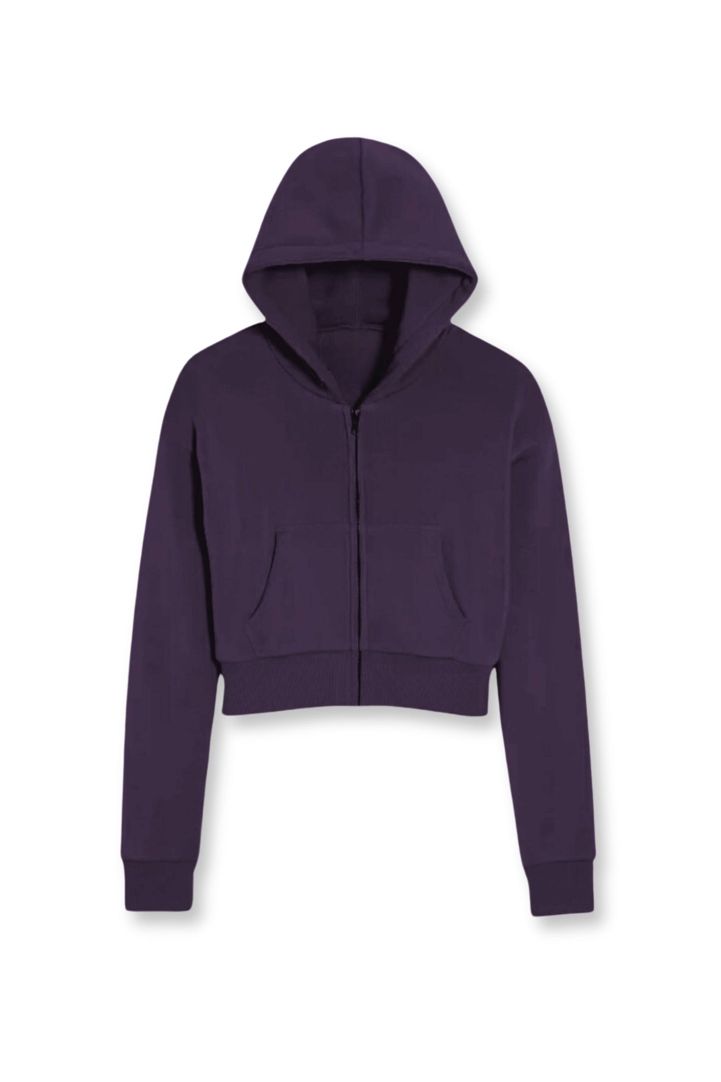 JUNIOR DYLAN ZIP CROP HOODIE - FINAL SALE