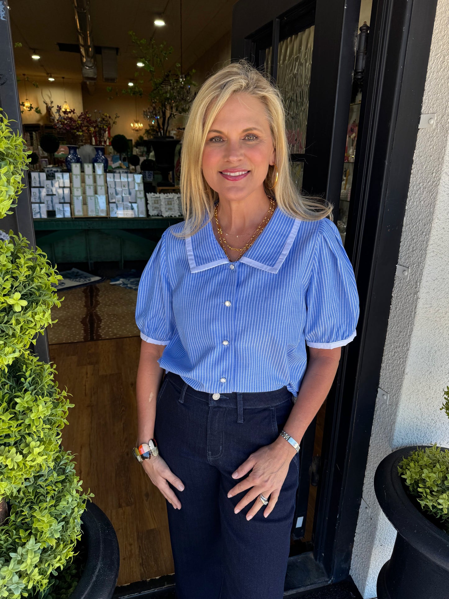 Hollis Top - Blue