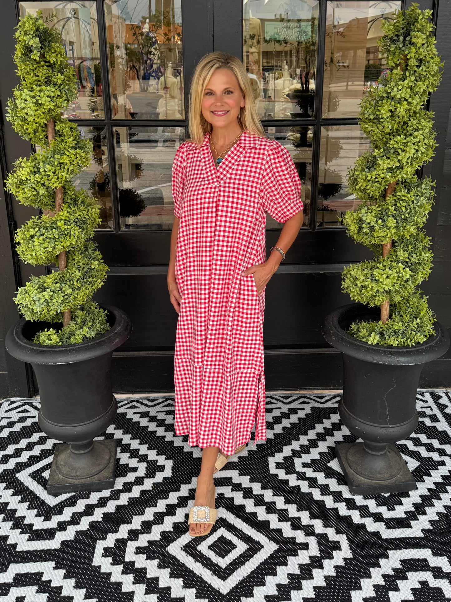 Ivy Dress - Red