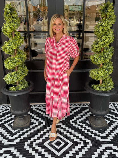 Ivy Dress - Red
