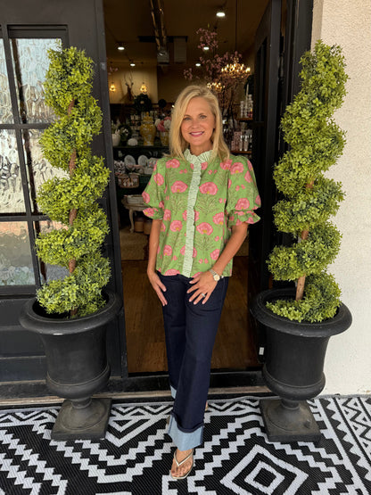 Adeline Top - Matcha