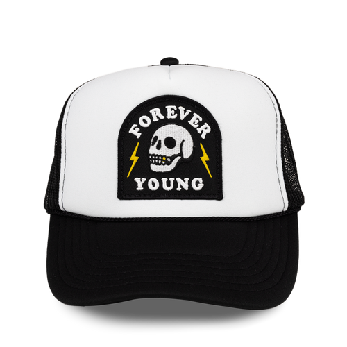 Forever Young Patch Trucker Hat