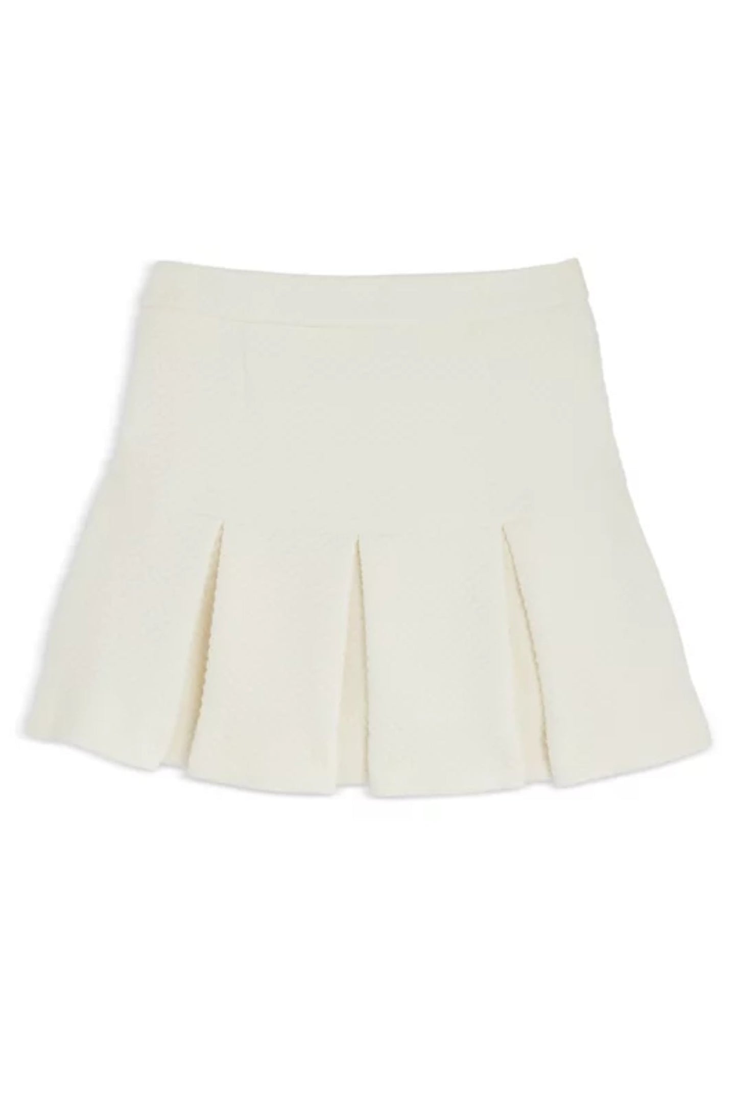 TWEEN HATTIE PLEATED BUTTON DETAIL SKIRT - FINAL SALE
