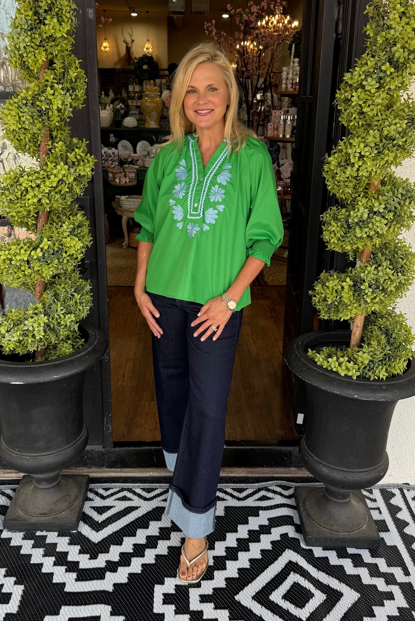 Elliana Top - Green