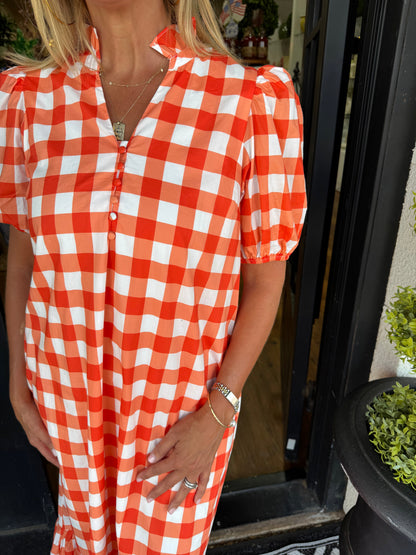 Sophie Dress - Orange