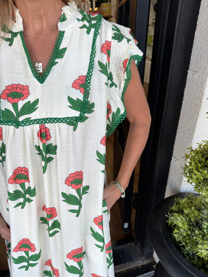 Sawyer Dress - Cream Mix