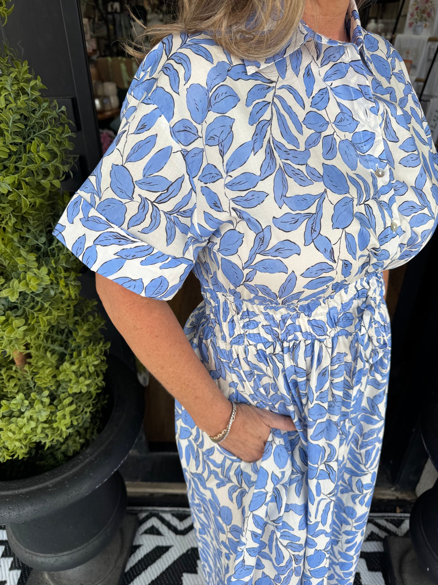 Perci Dress - Blue