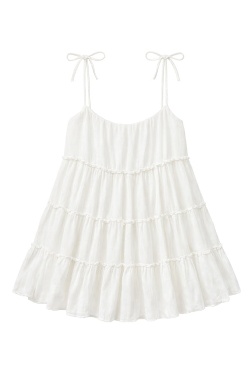 JUNIOR JAMIE TIERED MINI DRESS