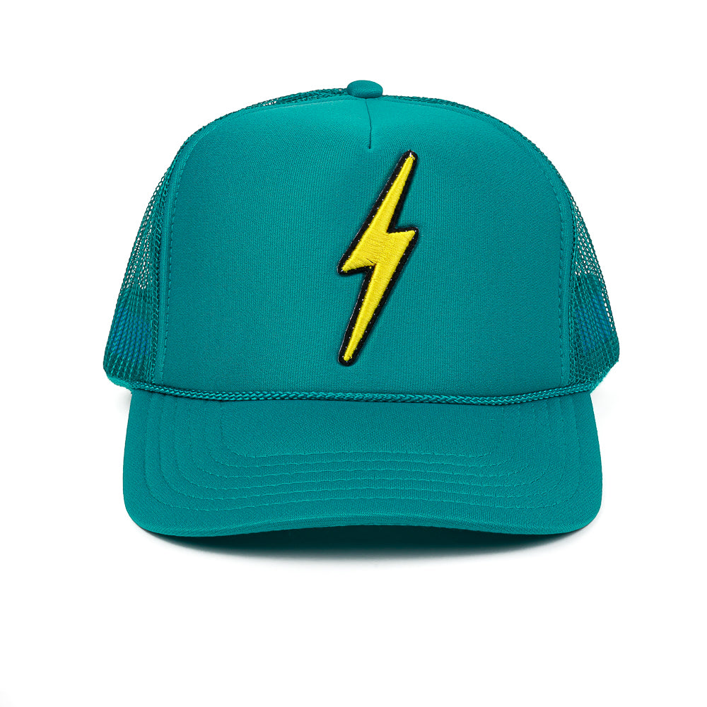 Lightning Bolt Patch Kids Trucker Hat