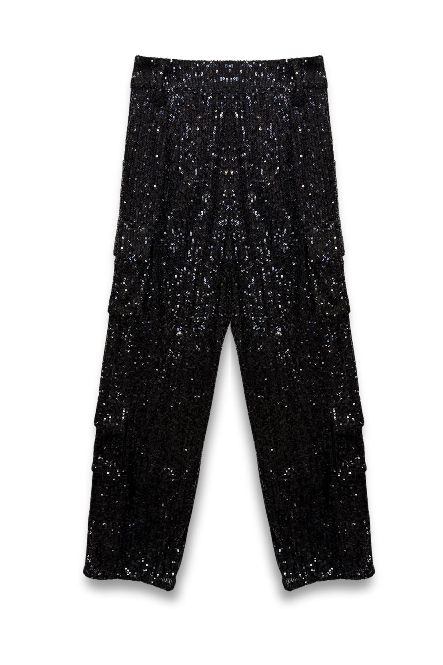 JUNIOR LEVI FULL SEQUIN CARGO PANT - FINAL SALE