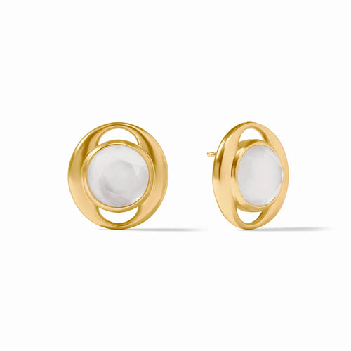 Laguna Stone Stud - Iridescent Clear Crystal