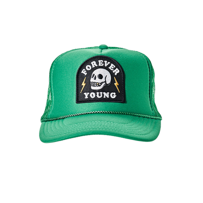 Forever Young Patch Trucker Hat